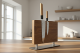 Magnetic Knife Stand – Walnut (Night Light)