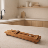 Grindstone Holder – Acacia (Foot Mounted)